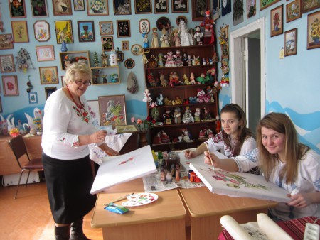 майстер-клас "Малювання картини.Батик" кер. Пулькас Н.В.